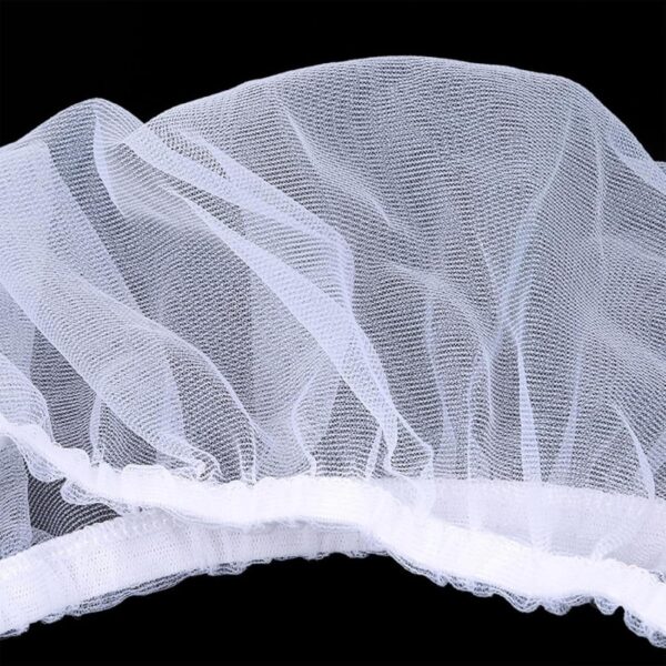 RSYHVG Bird Cage Net Cover Bird Cage Seed Catcher Skirt Stretchy Bird Seed Catcher Bird Cage Ventilate Dustproof Cover (White) - Image 4