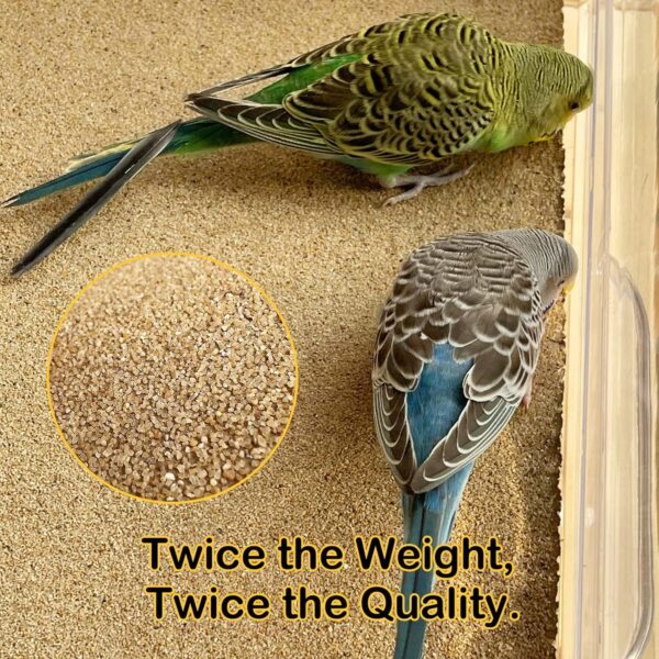 S&X Sand Sheets for Bird Cage 40cm x 25cm, Gravel Liner Paper 12PCS/Pack - Image 6