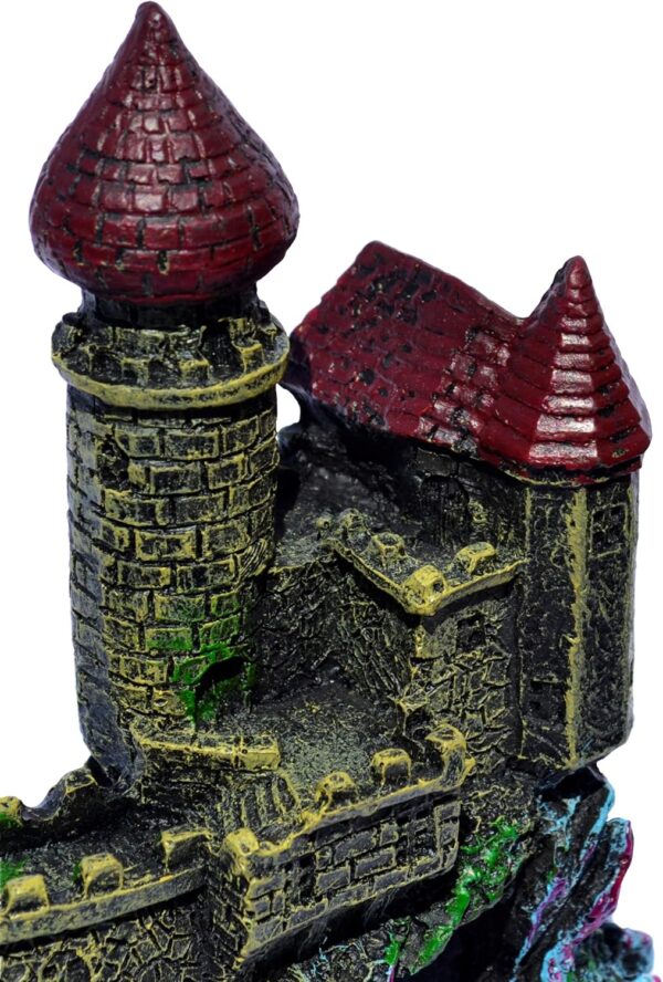 Supa Castle and Bridge Aquarium/Fish Tank Ornament | Realistic Detail | Approx. 6.5cm(L) x 16.5cm(W) x 13cm(H). - Image 10