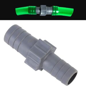 Aquarium Hose Adapter Plastic Fish Tank Hose Converter Aquarium Tubing Pipe Connector Air Pump Hose Accessories (17mm to 20mm Gray)