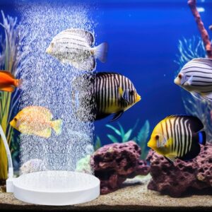 BLLREMIPSUR Aquarium Air Stone, 100MM Oxygen Diffuser Bubbler Fish Tank Oxygen Aerator with Air Tube Air Pump Accessories for Aquarium Fish Tank Hydroponic