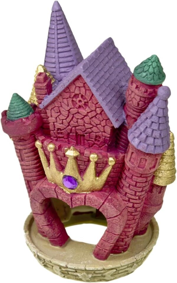 Blue Ribbon EE-144 Princess Castle Exotic Environments Aquarium Ornament 3.75" L x 2.75" W x 5" H