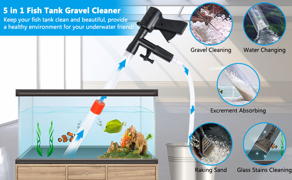 Fish Tank Gravel Cleaner