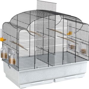 Ferplast Ferplast Bird Cage Canaries Cage CANTO Exotic Bird Cage, Reproduction Breeding Cage with Partition and Accessories, 71 x 38 xh 60.5 cm.