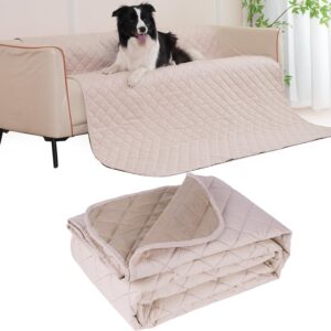 HezzLuv Waterproof Dog Bed Cover Pet Blanket Sofa Cover Mattress Protector Furniture Protector for Dog/Pet/Cat, Washable, Reversible, Scratch-Proof, Pet Fur Resistant, for Medium Large Dogs and Cat