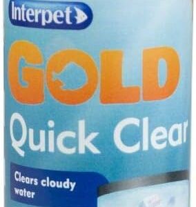 Interpet Gold Quick Clear for Goldfish Bowls, Fish Tanks, Aquariums, clears cloudy water, 125ml