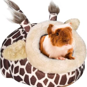 LEFTSTARER Guinea Pig Bed Toy Cage House Accessories Nest Hedgehog Hamster Supplies Sugar Glider Ferret Rat Bed Toy Small pet Animals（1-S）