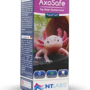 NT Labs AxoSafe For Axolotl Aquariums, Removes Chlorine, Halogens, Chloramine, Free From Aloe Vera, Aquarium Accessories for Axolotls (100ml)