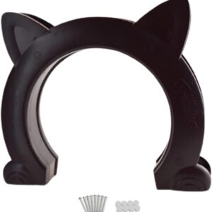 Shape Dog Cat Kitten Door Security Hole Door Animal Small Pet Cat Dog Gate Door Pet Supplies