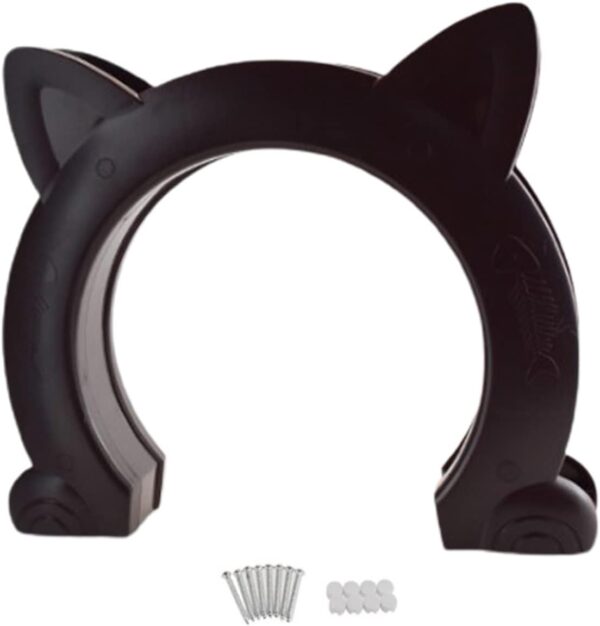 Shape Dog Cat Kitten Door Security Hole Door Animal Small Pet Cat Dog Gate Door Pet Supplies