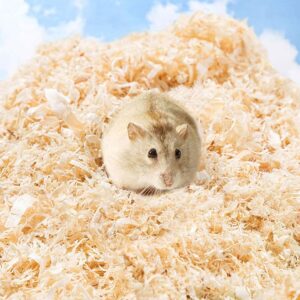 Sukh 29OZ Aspen Hamster Bedding - Aspen Shavings Pet Supplies Bedding and Litter for Guinea Pig Rabbit Snake Enclosure Horse Bunny Hedgehog Chicken Coop Reptile Chinchilla Small Animal Dust-Free