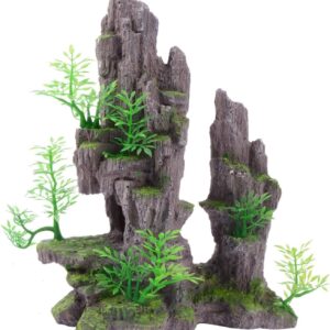 Toolzia Fish Tank Rockery Decorations Aquarium Stones Ornaments Fish Tank Rocks Accessories Aquarium Ornaments