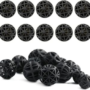 XUSUD 100 Pcs 16MM Bio Balls Bio Porous Filter Aquarium Fish Tank Bio Balls Filter for Fish Tank Pond Filter Accessories