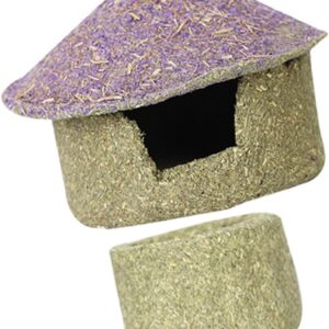 Yardwe 1 Set Edible Shelter Sleeping House Hedgehog Hideout Chinchilla House Hideout for Small Animal Pet Supplies Hamster Hides Rat Supplies Hamster Hide House Hedgehog Supplies