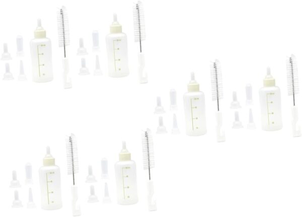 Yardwe 6 Sets Nurser Bottle for Dog Kitten Milk Kitten Nursing Bottle Kitten Bottles for Puppies Supplies Puppy Supplies Milk Bottle for Pet Small Animals Nursing Bottle