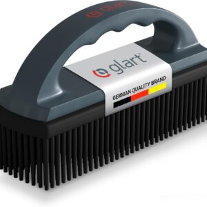 Glart 45THB Premium Dog Brush Pet Hair Brush, removes pet hair and dirt from all car seats, upholstery, carpets, anthracite/black