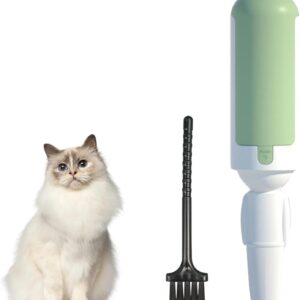 2 pcs Pet Hair Remover Roller, Reusable Animal Hair Remover Lint Brush with Cleaning Brush Cat Dog Fur Remover for Furniture Couch Carpet Clothing Bedding