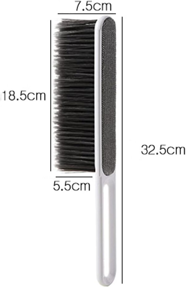 2 in1 Soft Cleaning Brush/Lint Brush Used for Pet Hair Remover, Handle Dusting Brush for Counter, Bed, Keyboard,couch(Green) - Image 6