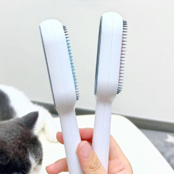 2 Pack Pet Hair Removal Comb with Water Tank，Universal Pet Hair removal device，Multifunctional Pet Cleaning Hair Removal Comb，Cats Brush Dog Brush（Long Hair） - Image 6