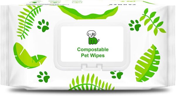 PANMER Pet Dog Wipes For All Pets Eco-Friendly Hypoallergenic Unscented Cleaning Wipes (100) - Image 3
