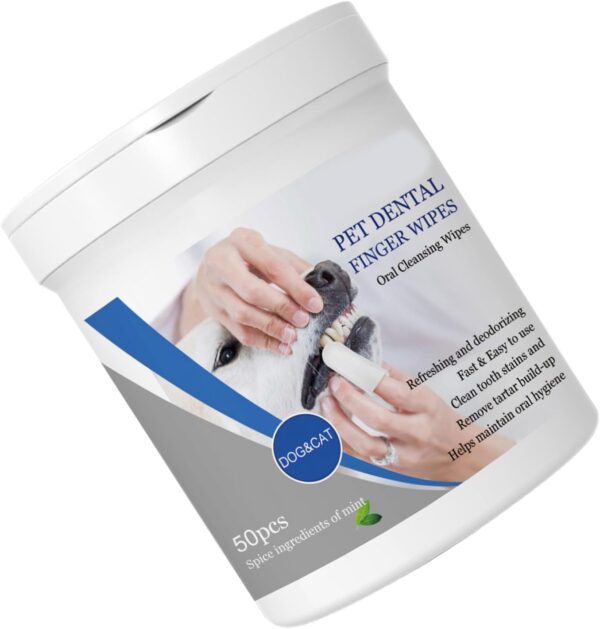 Xuancai Pet Finger Dental Cleaning Wipes Cat Brush Addition Bad Breath Teeth Care Dog Cat Mouth Care Supplies - Image 7