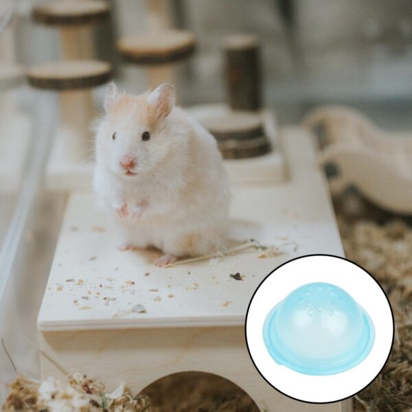 MEISH 4 Pieces Hamster Cage Tubes Stopper Hamster Cage Tunnels Plugs Hamster Tunnel External Tubes Stopper Plug End Cap Cage Baffle Accessories for Hamster - Image 4