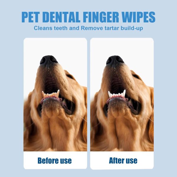 Xuancai Pet Finger Dental Cleaning Wipes Cat Brush Addition Bad Breath Teeth Care Dog Cat Mouth Care Supplies - Image 6