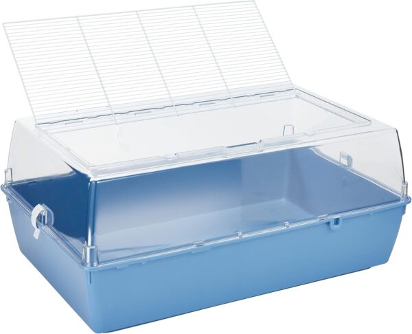 Ferplast DUNA MULTY Hamster Cage - Habitat for Rodents, Guinea Pigs, Rabbits - Interactive Transparent Design, Easy Access & Cleaning, 71x46xh31,5cm - Image 2