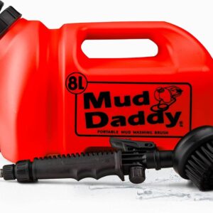 8 Litre Mud Daddy Portable Pet Washing Device | Muddy Walks | Pet Cleaning | Grooming | Red