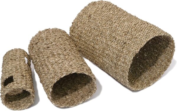 Rosewood Naturals Sea Grass Tunnel For Small Animals, Small - Image 2
