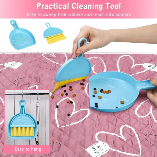 2 Pack Guinea Pig Cage Liner with Cleaning Tool Set Guinea Pig Bedding Reusable Fast Absorbent Waterproof Puppy Pee Pads Washable Air Dried Pee Mat for Small Animals Pet Cat Hamster Rabbit Bedding - Image 8