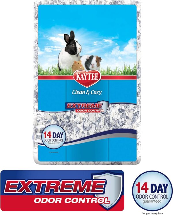 Kaytee Clean & Cozy Extreme Odour Control Super Absorbent Paper Bedding for Cages, Hamster, Gerbil, Mice, Guinea, 40 Litre - Image 7