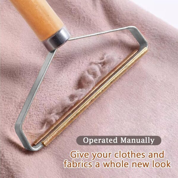 Mebamce Portable Lint Remover Carpet Pet Hair Remover for Carpet Scraper Reusable Lint Roller Scraper for Cleaning Pet Hair On Sofa, Bed, Carpet and Clothes - Image 2