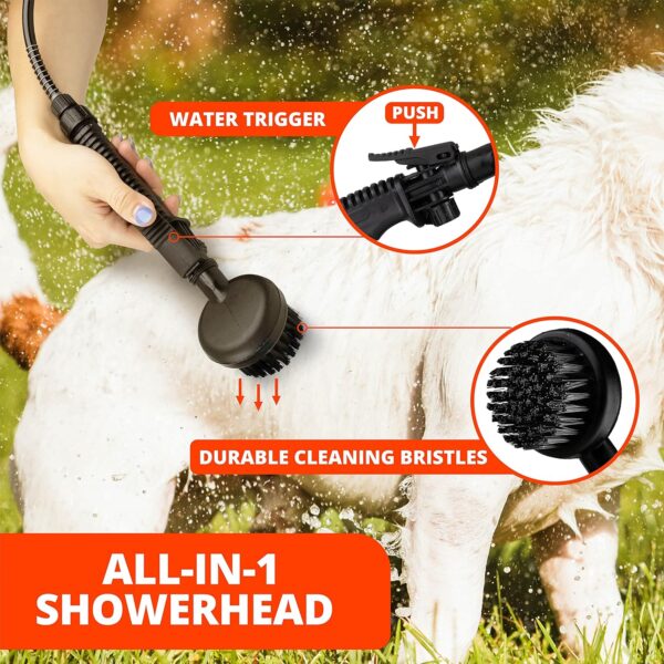 Mud Daddy Portable Pet Washing Device | Muddy Walks | Pet Cleaning | Grooming | 5 Litre - Green - Image 3