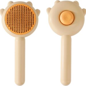 Cat Comb, Dog Brush, Pet Needle Comb, Hair Self-cleaning Comb Supplies, Cleaning and Removing Floating Hair