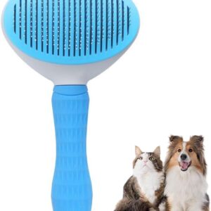 Cat brush dog brush, cat and dog pet brush tool with cleaning button, Cat Comb Dog Grooming Brush Pet Brush,pet beauty tool cat and dog shedding tool cat and dog massage cleaning tangle brush