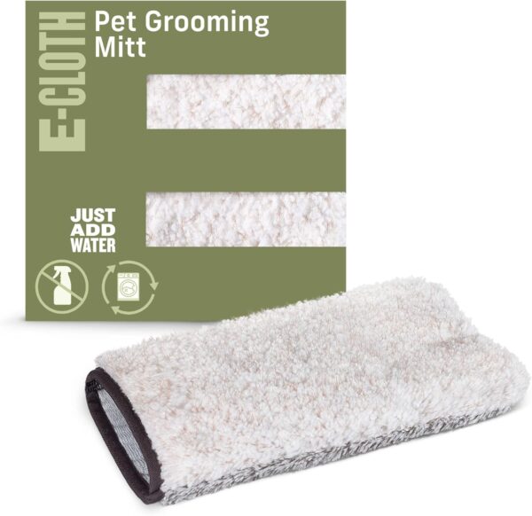 E-Cloth Pet Grooming & Massage Mitt, Microfiber Cleaning with Just Water
