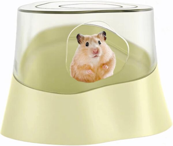 Pawsayes Hamster Sand Bath Box Container Small Tree Stumps Cute Hamster Bath Toilet Digging Sand Container Cage Accessories for Hamster Mice Gerbil