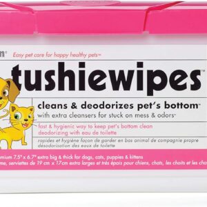 Petkin Tushie Wipes, Pack of 100