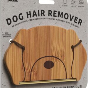 Pikkii Dog Hair Remover | Bamboo Pet Hair Remover for Carpet Scraper | Carpet Brush For Pet Hair & Carpet Brush For Cleaning Pet Hair | Dog Accessories & Scraper Tool