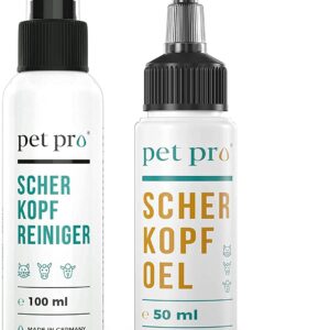 SYPRIN PET PRO Hair Clipper Oil and Cleaner Bundle - for Dog Animal shavers Trimmers Shaving and Grooming Devices I Cleaning and Treatment for pet Hair Trimmer