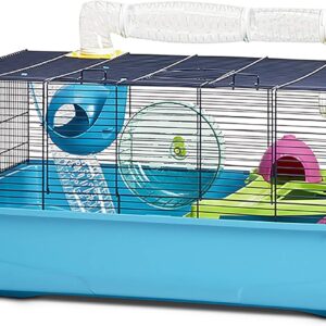 Savic Hamster Sky Navy Blue Hamster Cage 80 X 50 X 50 Cm