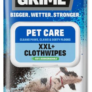 UltraGrime Pet Cleaning Wet Wipes 40 Thick Wipes - Pet Wipes Dog Cleaning Wipes - Cat Wipes - Pet Wipes For Cats - Puppy Wipes Clean Paws Dog Paw Wipes Dog Wipes For Smelly Dogs Grooming