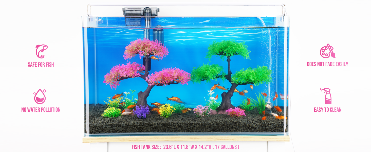 Aquarium Tree Plants Decorations