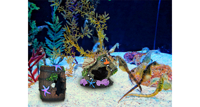 fish tank christmas decorations