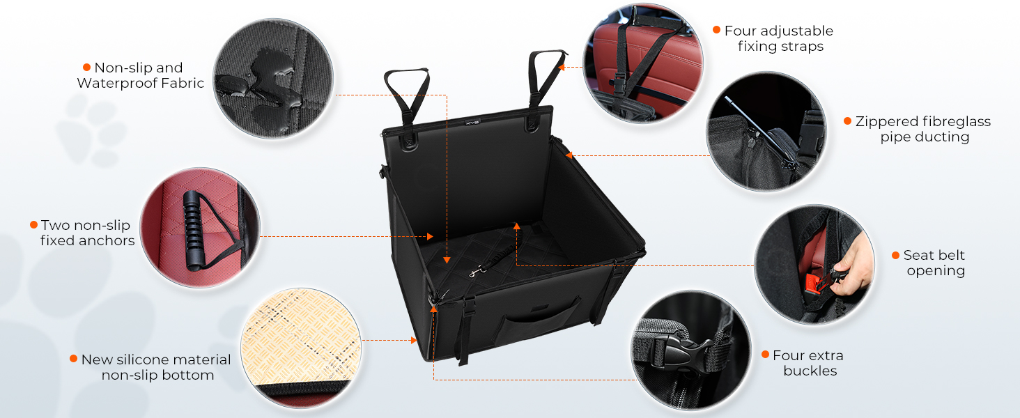 Dog Car Seat Extra Stable