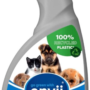 Envii Pet Fresh – Effective Pet Urine Stain & Odour Remover, Strong Enzymatic Deodoriser & Natural Cleaner for Dog & Cat Urine, Faeces & Stains – 750ml Carpet Cleaner for Pets