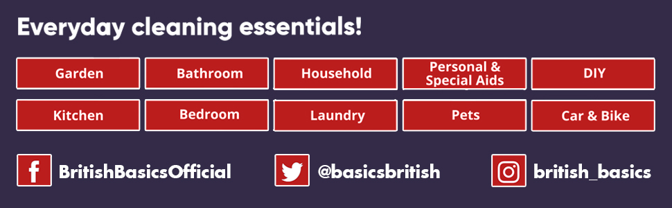 British Basics - Everyday Cleaning Products Essentials!