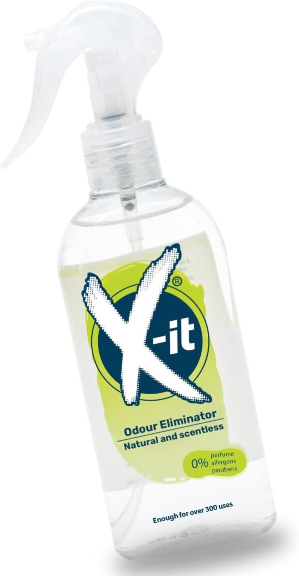 Odour Eliminator, Natural, Scentless, Allergy Friendly Odour Remover for Clothes, Home Fabrics, Pet Odour, Wounds, Shoes, Works Instantly, Destroys all Unpleasant Smells at Source, Without Perfume