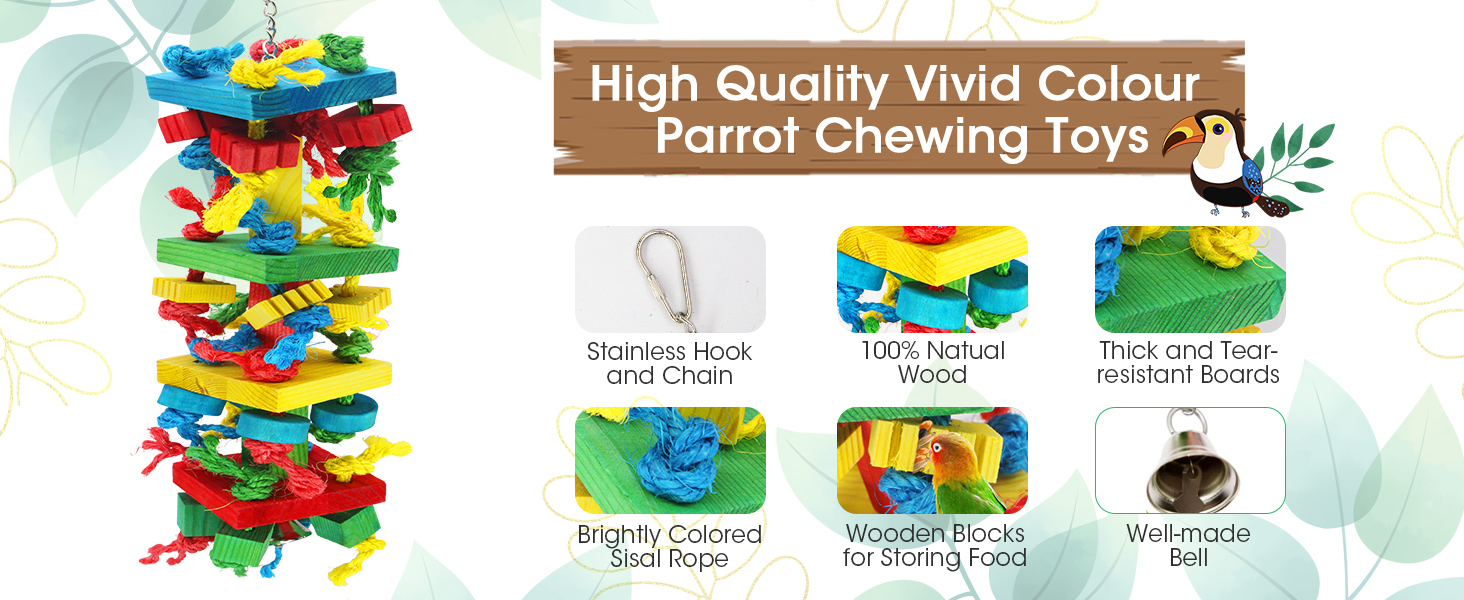 Bird Parrot Chewing Toys